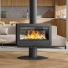 Stufa A Legna In Ghisa Scarlett 15 kW 4 Stelle Caminetti Montegrappa
