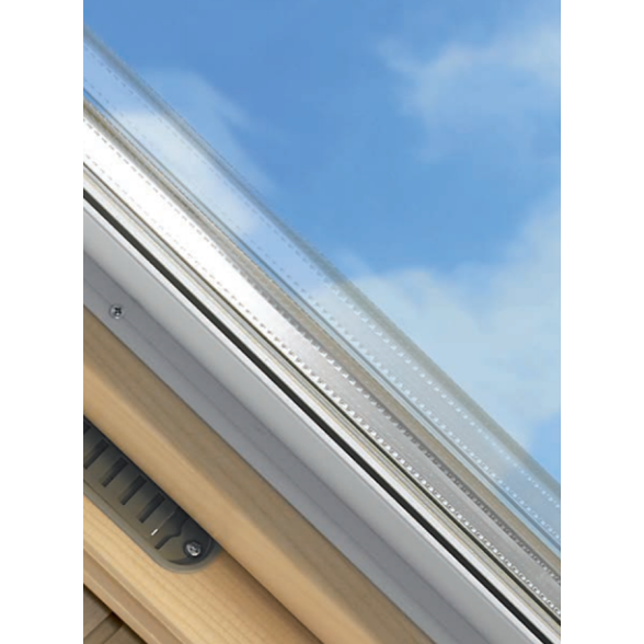 Finestra per mansarda L 114 x H 70 Claus serie Style con apertura a bilico FS 1113
