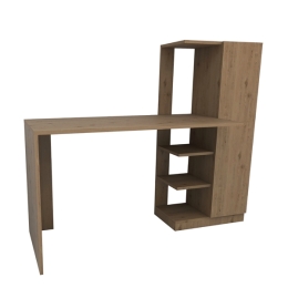 Scrivania Libreria 150x55x120H Con Anta Laterale Ryan Rovere
