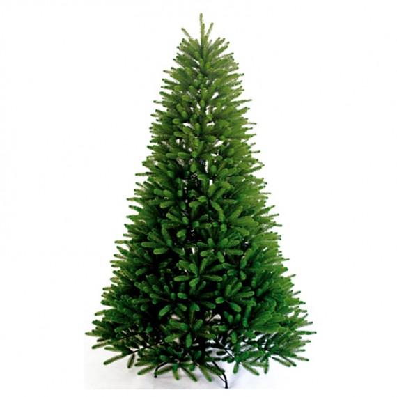Albero di Natale abete artificiale verde altezza 240 cm Stella 2595 rami
