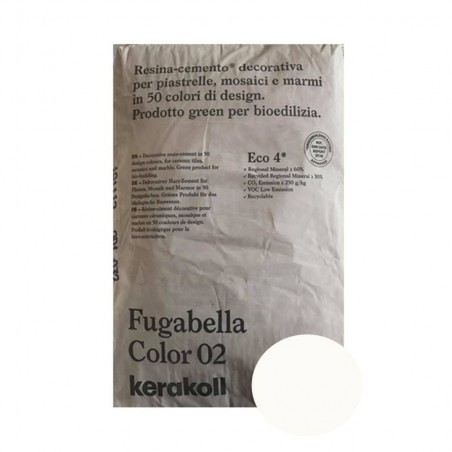 Fugabella Color 02 bianco 20 kg 16070 fugante Kerakoll