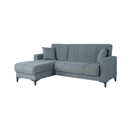 Divano Letto Angolare Reversibile Con Contenitore Bravo Bacos Grigio