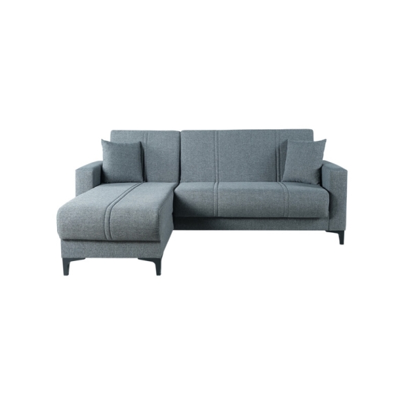 Divano Letto Angolare Reversibile Con Contenitore Bravo Bacos Grigio
