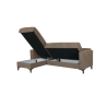 Divano Letto Angolare Reversibile Con Contenitore Bravo Bacos Marrone