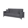 Divano Letto 3 Posti 212x87x90 Con Contenitore Bravo Bacos Grigio