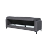 Divano Letto 3 Posti 212x87x90 Con Contenitore Bravo Bacos Grigio