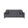 Divano Letto 3 Posti 212x87x90 Con Contenitore Bravo Bacos Grigio