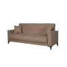 Divano Letto 3 Posti 212x87x90 Con Contenitore Bravo Bacos Marrone