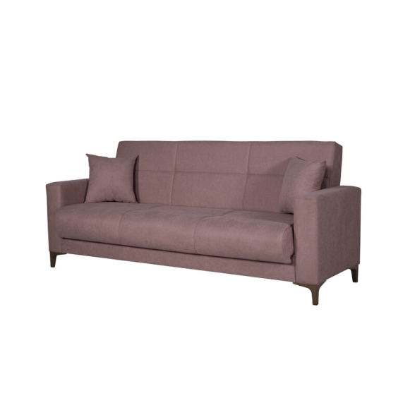 Divano Letto 3 Posti 212x87x90 Con Contenitore Bravo Bacos Viola