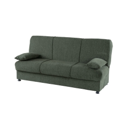 Divano Letto 3 Posti 190x81x90 Con Contenitore Cosy Bacos Verde
