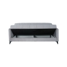 Divano Letto 3 Posti 211x92x98 Con Vano Contenitore Santi Bacos Grigio
