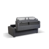 Divano 3 Posti 199x98x84 Cm Con Letto Estraibile Flash Grigio
