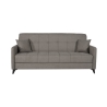 Divano Letto 3 Posti 211x92x98 Vano Contenitore Santi Bacos Tortora