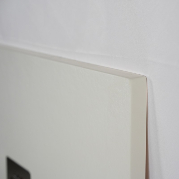 Piatto doccia FLAT 80x120 cm beige effetto pietra in mineralmarmo con griglia e piletta sifonata Jonathan
