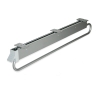 Appendiabiti grigio estraibile in alluminio da 80 cm per armadi