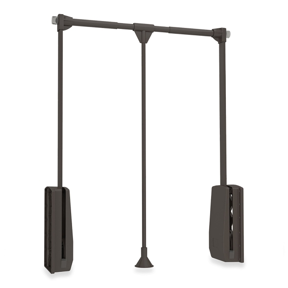 Appendiabiti regolabile per armadio da 60 a 83 cm moka