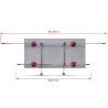 Kit movimentazione grandi formati con ruote Montolit Superlift 300-70SL-MOB