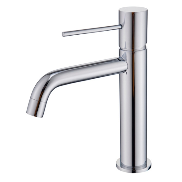 Miscelatore Per Lavabo In Ottone Cromato Lucido Smooth Rubicer
