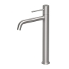 Miscelatore Lavabo Alto In Ottone Acciaio Spazzolato Smooth Rubicer