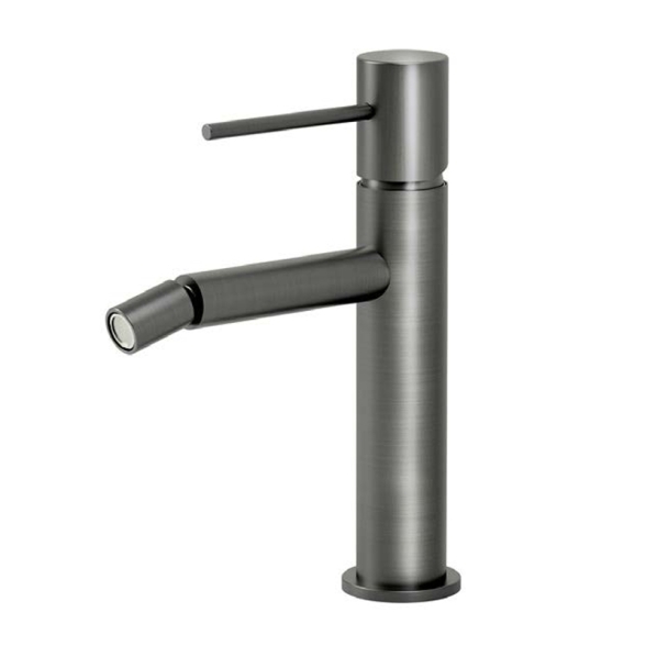 Miscelatore Per Bidet In Ottone Grigio Satinato Smooth Rubicer