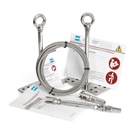 Linea Di Ancoraggio Vitasafe Pro Base Piana H400 Fune 10 m Wierer