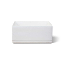 Lavello Da Esterno In Cemento 45x30x20 Rodi Bianco Kam