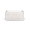 Lavello Da Esterno In Cemento 45x30x20 Rodi Bianco Terrazzo Kam