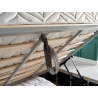 Letto Matrimoniale 160x200 Con Vano Contenitore Tessuto Grigio Chiaro