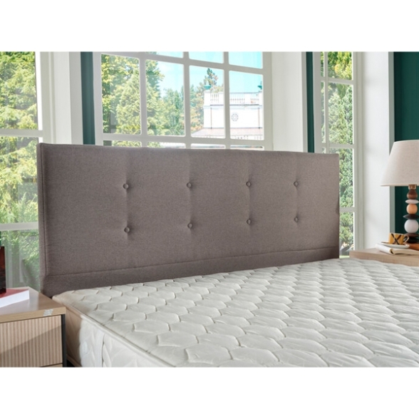 Letto Matrimoniale 160x200 Con Vano Contenitore Tessuto Grigio Chiaro