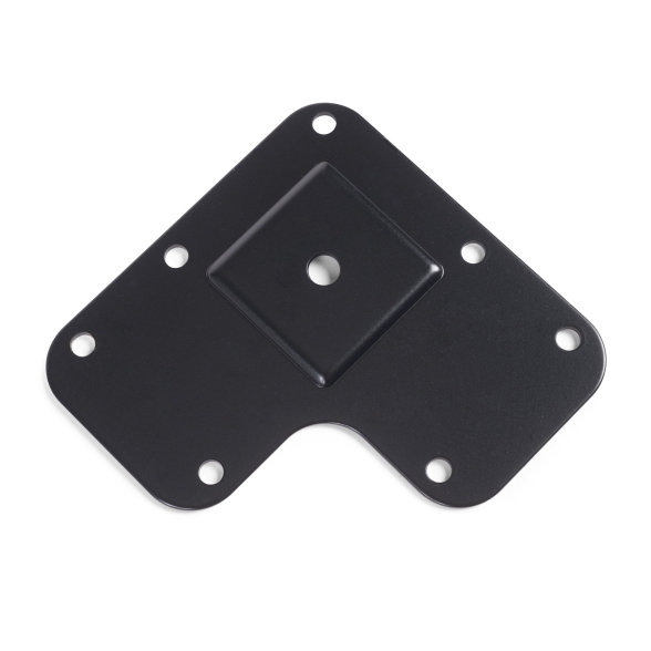 Gambe quadrate da tavolo 50x50 mm in acciaio verniciato alluminio