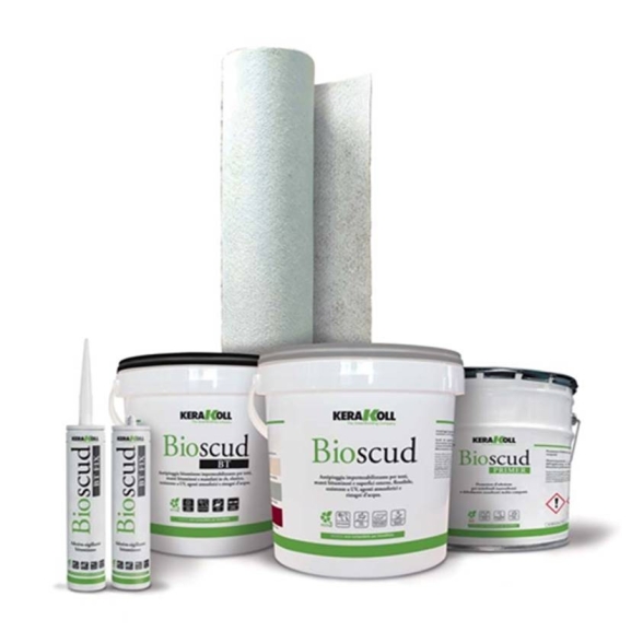 Bioscud 5 kg bianco Kerakoll guaina liquida antipioggia impermeabilizzante