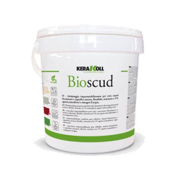 Bioscud 20 kg bianco Kerakoll Antipioggia impermeabilizzante per impermeabilizzazioni e/o incapsulamento amianto