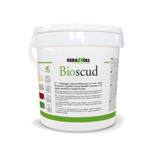 Bioscud 20 kg bianco Kerakoll Antipioggia impermeabilizzante per impermeabilizzazioni e/o incapsulamento amianto