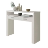 Scrivania Consolle Estraibile 98x36x87 Cm Bianco Opaco