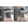 Scrivania Consolle Estraibile 98x36x87 Cm Bianco Opaco