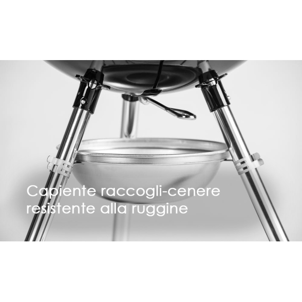 Barbecue a carbonella Weber Original Kettle 57 Cm E-5710 One Touch System