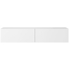 Mobile TV Sospeso 140 Cm Cannettato 2 Ante Bianco Opaco Bali