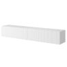 Mobile TV Sospeso 175 Cm Cannettato 2 Ante Bianco Opaco Bali