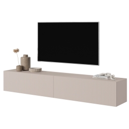 Mobile TV Sospeso 175 Cm Cannettato 2 Ante Tortora Bali