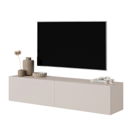 Mobile TV Sospeso 140 Cm 2 Ante Tortora Echo