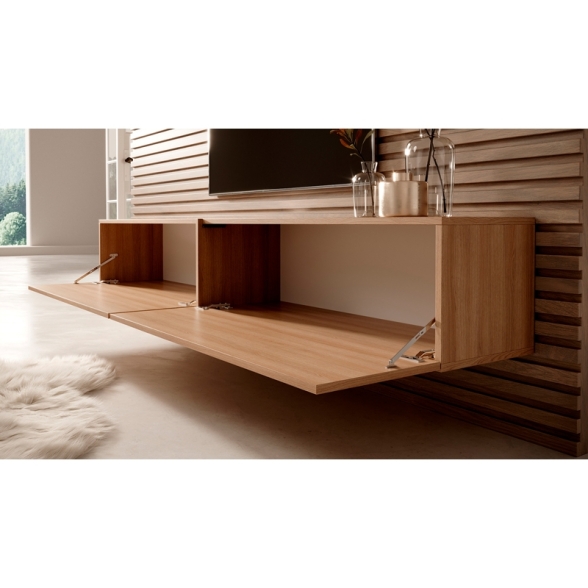 Mobile TV Sospeso 200 Cm 2 Ante Rovere Lindberg Echo