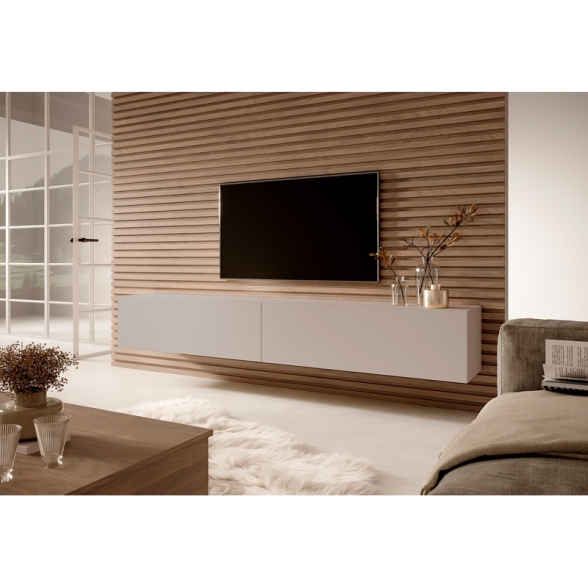 Mobile TV Sospeso 200 Cm 2 Ante Tortora Echo