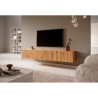 Mobile TV Sospeso Listellato 175 Cm 2 Ante Rovere Astra