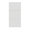 Scarpiera Sospesa Cannettata 3 Ante 50x30x103 Bianco Bali