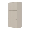 Scarpiera Sospesa Cannettata 3 Ante 50x30x103 Tortora Bali