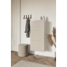 Scarpiera Sospesa Cannettata 3 Ante 50x30x103 Tortora Bali