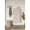 Scarpiera Sospesa Cannettata 3 Ante 50x30x103 Tortora Bali