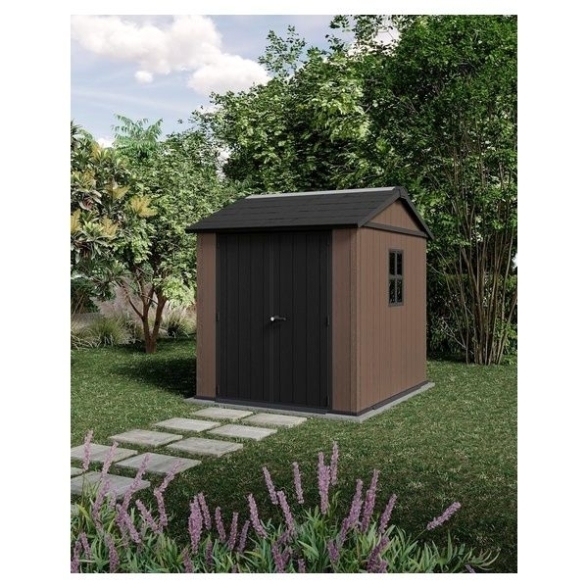 Casetta Da Giardino In Resina Newton Plus 757/775 Effetto Legno Keter