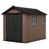 Casetta Da Giardino In Resina Newton Plus 759/975 Effetto Legno Keter