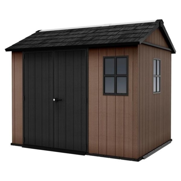 Casetta Da Giardino In Resina Newton Plus 759/975 Effetto Legno Keter